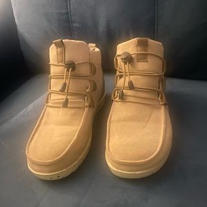 Apricot Laced-Front Ankle Boot - Women 8.5 size